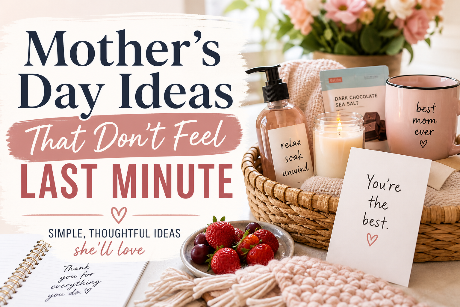 last minute mother's day ideas